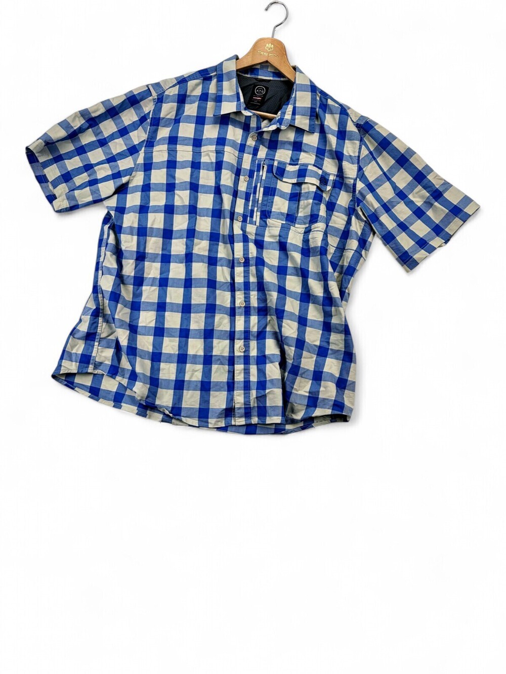 All Terrain Gear x Wrangler XXL Short-Sleeve Button-Down Plaid Shirt